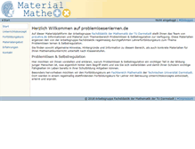 Tablet Screenshot of problemloesenlernen.dvlp.de